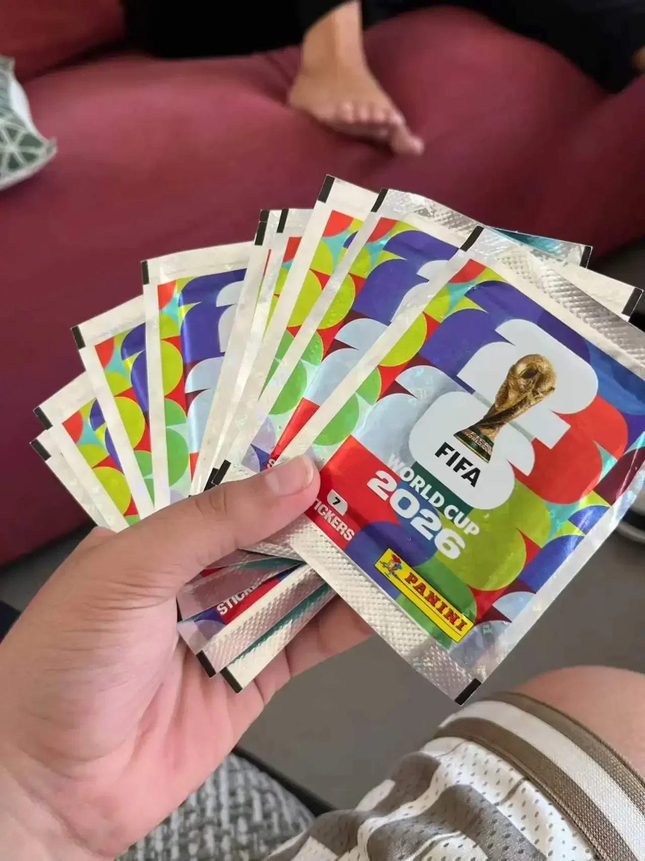 2026 50 Packungen Original Panini Offizielle FIFA-WM-Fußballkarten-Stickerpacks & Limitierte Sammler-Edition Fußball-Memorabilien-Set – Detail 12