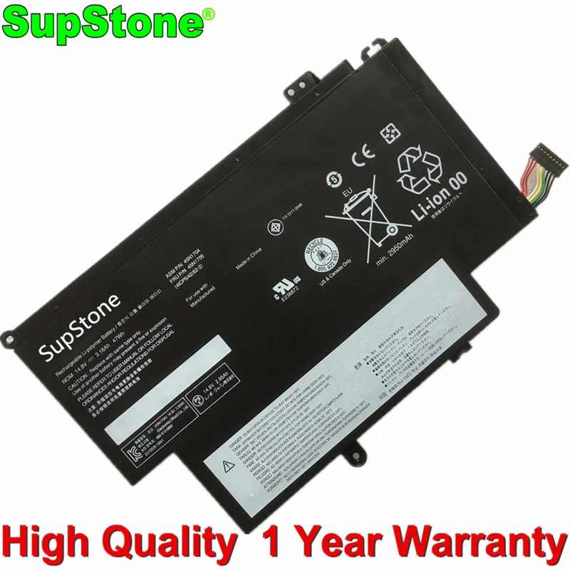 SupStone 45N1704 45N1705 45N1706 45N1707 Laptop Battery For Lenovo ThinkPad S1 Yoga12,S1-S240 20CD 20C0 20DL 20DK 4ICP5/43/61