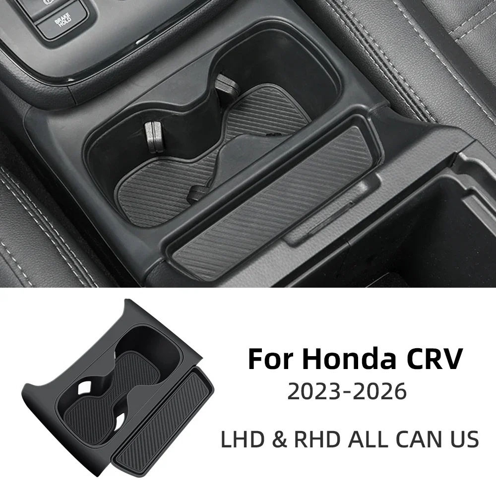 Silicone Water Cup Holder Central Control Drinks Holder Water Cup Tray For Honda CRV 2023 2024 2025 2026 6th CR-V Accessories