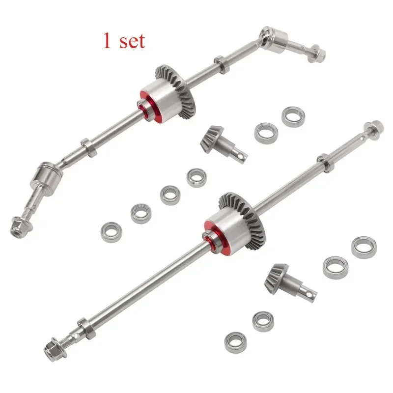 

Metal Front and Rear Axle Accessories Full Vehicle Bearings For MN Model 1/12 MN128 MN86 G500 RC Car Upgrade accessories