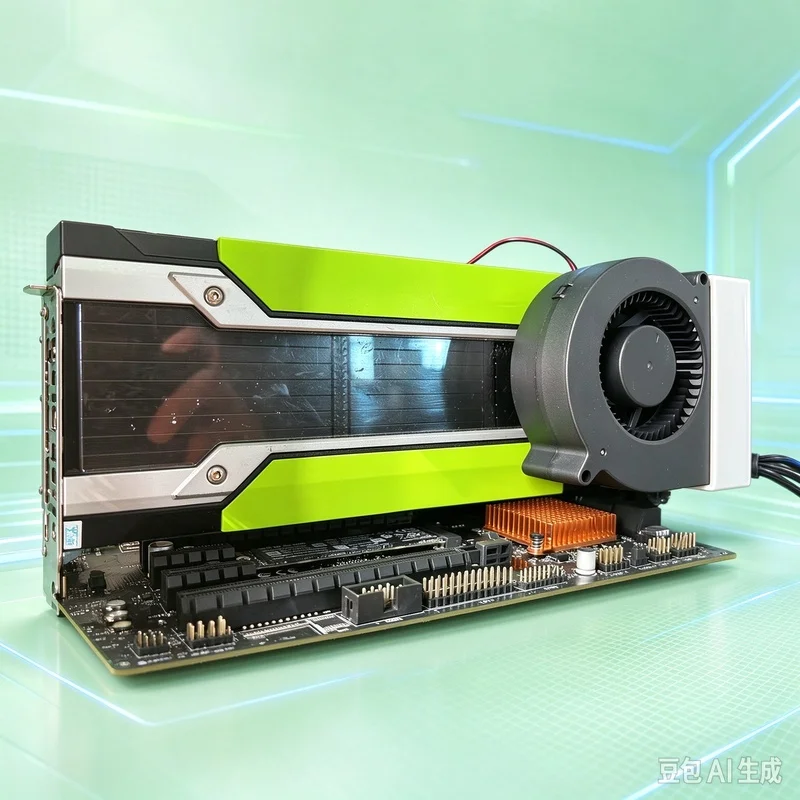 New A+ For NVIDIA For Tesla V100 P100 P40 M40 K80 GPU 90mm U-shaped Short Turbo Cooling Fan