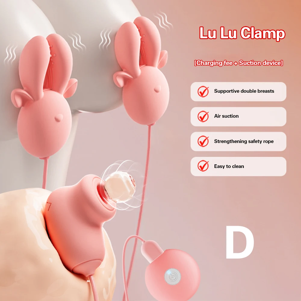 الحلمة المشابك هزاز النساء اللسان لعق قوي مص تدليك الثدي تهتز لعب الكبار الإناث معدات الاستمتاع واللعب الجنسي 18 + #5