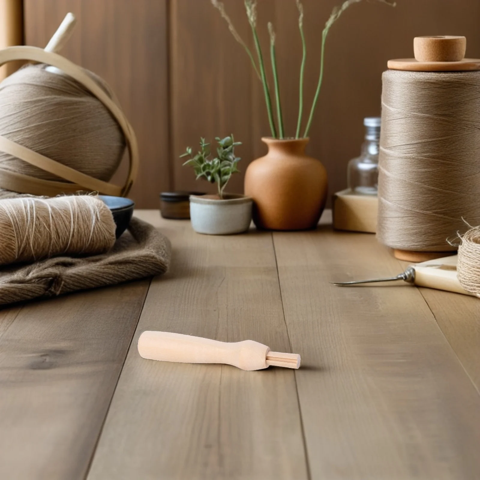 

20Pcs Needle Felting Tool Set Wooden Handle Felt Needle Holder Comfortable Grip for Wool Crafts DIY Beginners Professionals