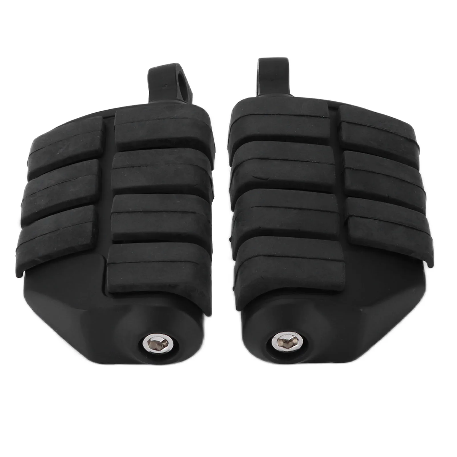 

Motorcycle Footpegs Footrest CNC Aluminum Alloy Rubber Universal Replacement For KawasakiBlack