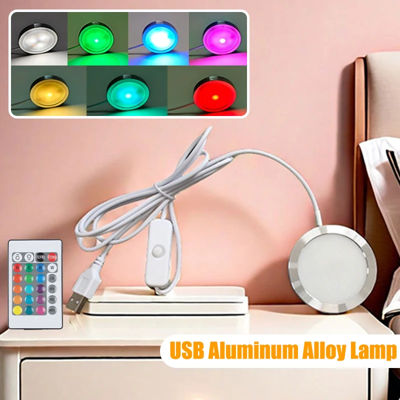 LED Spotlight with Switch 3W LED Lighting Kit for Crafting Nightlight Models Warm White Multicolor Led Light Under Cabinet Light