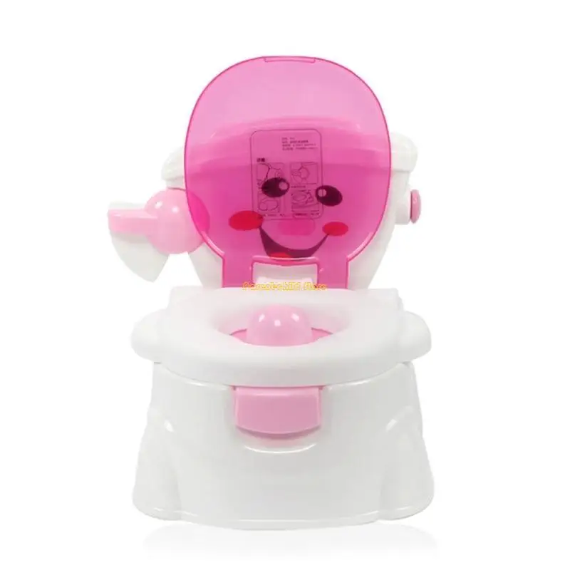 

WXTD Portable Cartoon Baby Toilet Trainer 3 in 1 Training Potty Chair Toilet Seats Children's Little Kids WC for Toddlers
