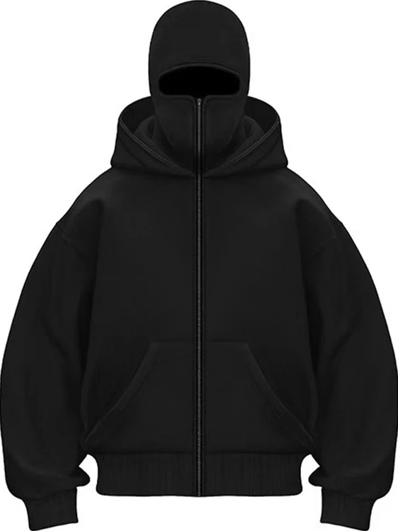 

Мужская осенне-зимняя толстовка большого размера 300 Pou с двойным капюшоном, ветрозащитная, теплая, свободная, универсальная, для повседневной носки