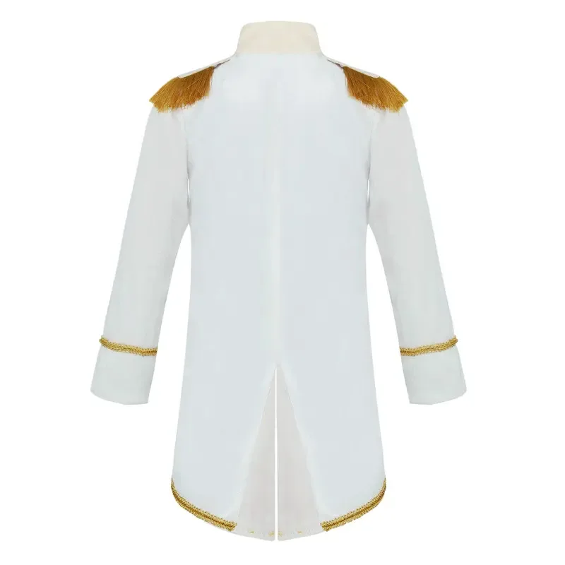 Kostium Cosplay Kierowcy Cyrku dla Niemowląt, Royal Court Style, Aksamitny Frak, Halloween Cosplay, Renesansowy Gotycki Płaszcz na Imprezę