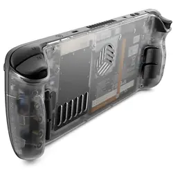 Steam Deck Transparent Back Plate Vents Version, DIY Clear Edition Replacement Shell Case for Steam Deck, Steam Deck Accessories