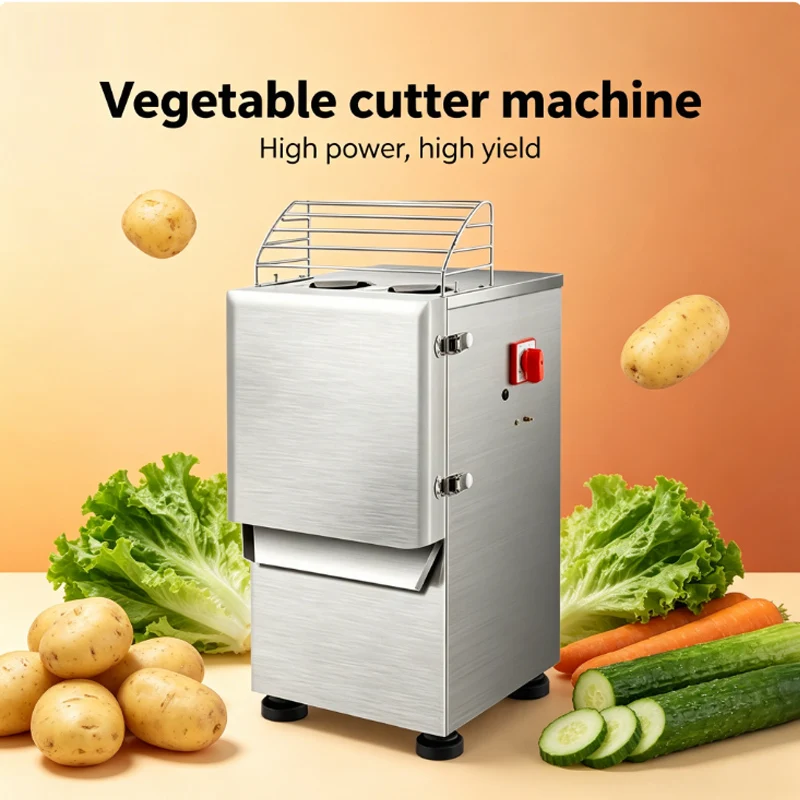 

Fully automatiElectric Food Vegetable Cutting Machine Cutter Slicer Cabbage Chilli Potato Onion Slice Machine