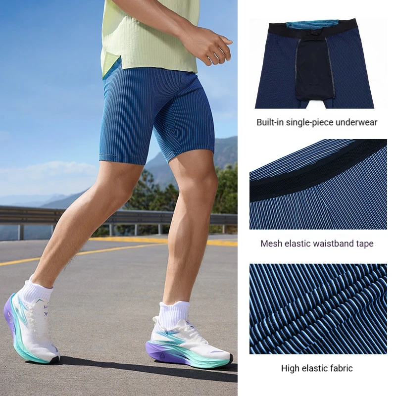 361 Degrees Herren-Sportshorts mit Taschen, schnell trocknend, atmungsaktiv, elastische Taillenunterstützung, professionelle Laufshorts für Herren 652622701 – Detail 16