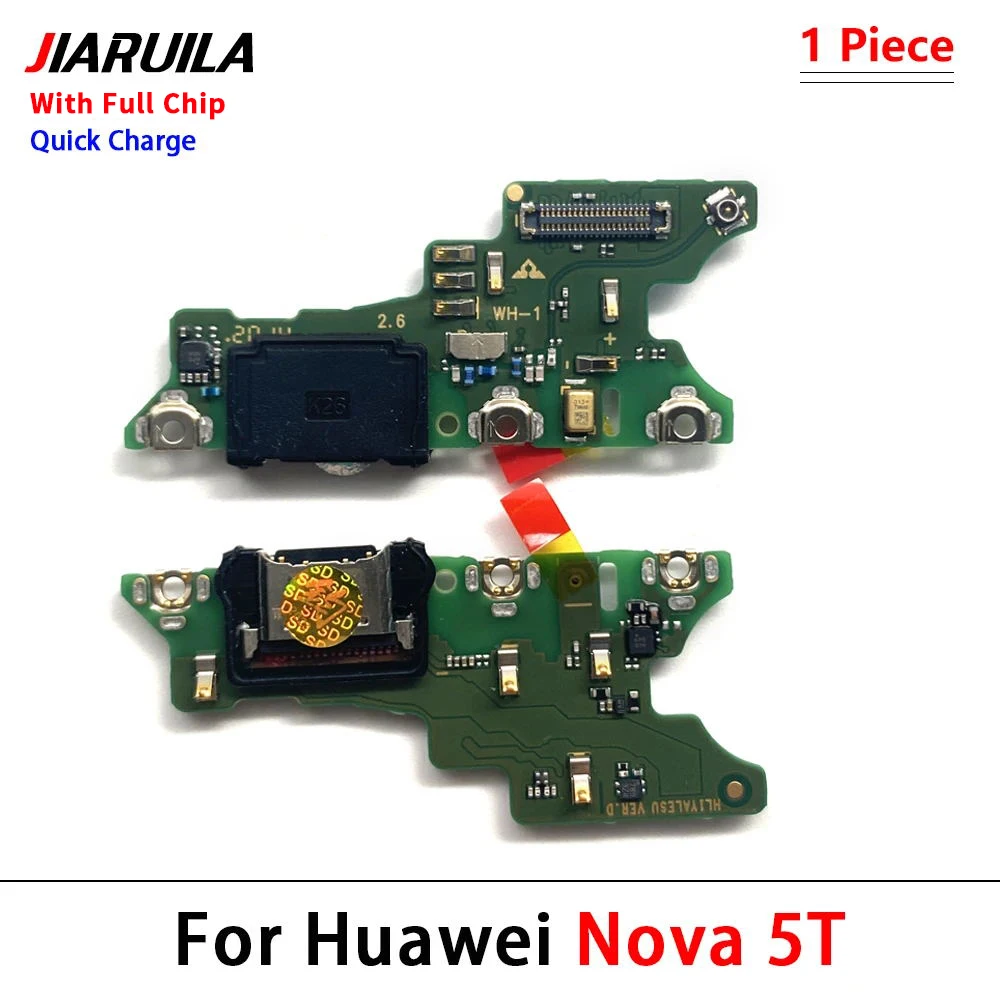 NEW Full Chip USB Port Charger Dock Plug Connector Charging Board Flex Cable For Huawei Nova 5T 7 8 9 10 Pro 5G 7i 8i 7 8 9 SE