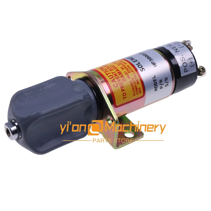 truck parts Fuel Stop Solenoid Valve 12V 1500-2085 1502-12C7U1B1S1A with 2 Terminals for Cummins with 3 terminals For Woodward