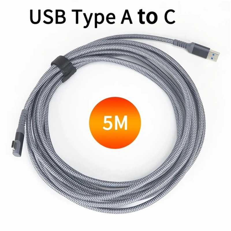 5Gbps Data Transfer Charging Cable USB3.2 Gen1 To Type-C For Oculus Quest 2 Link Cable VR Headset For Quest 3 PICO 4