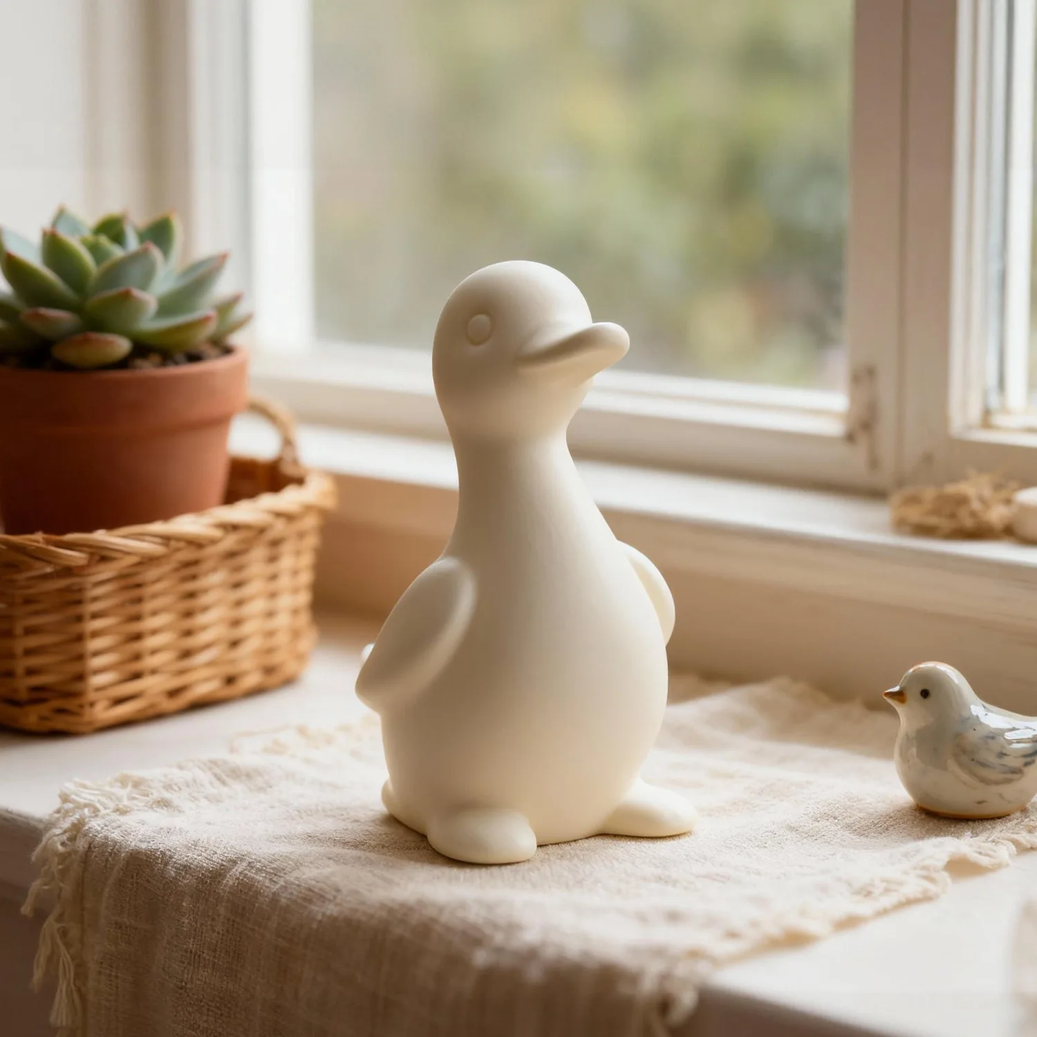 Picture 4: DIY Cute Chubby Duck Resin Mold, Little Duck Plaster Home Decoration Silicone Mold
