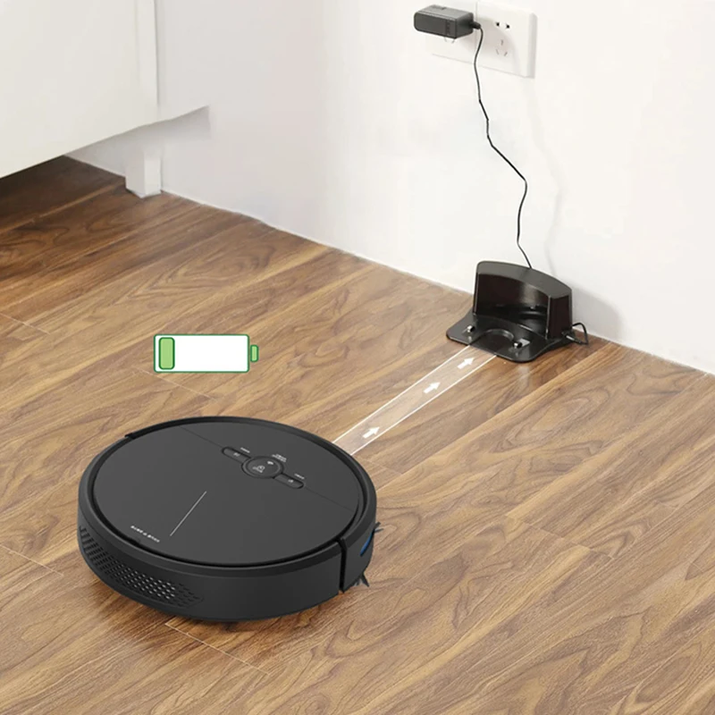 New Robot Vacuum Cleaner For Home 2000Pa Suction Automatic Recharge App Control Dusting Sweeper Nail Dust Cleaning Robot IDEACH