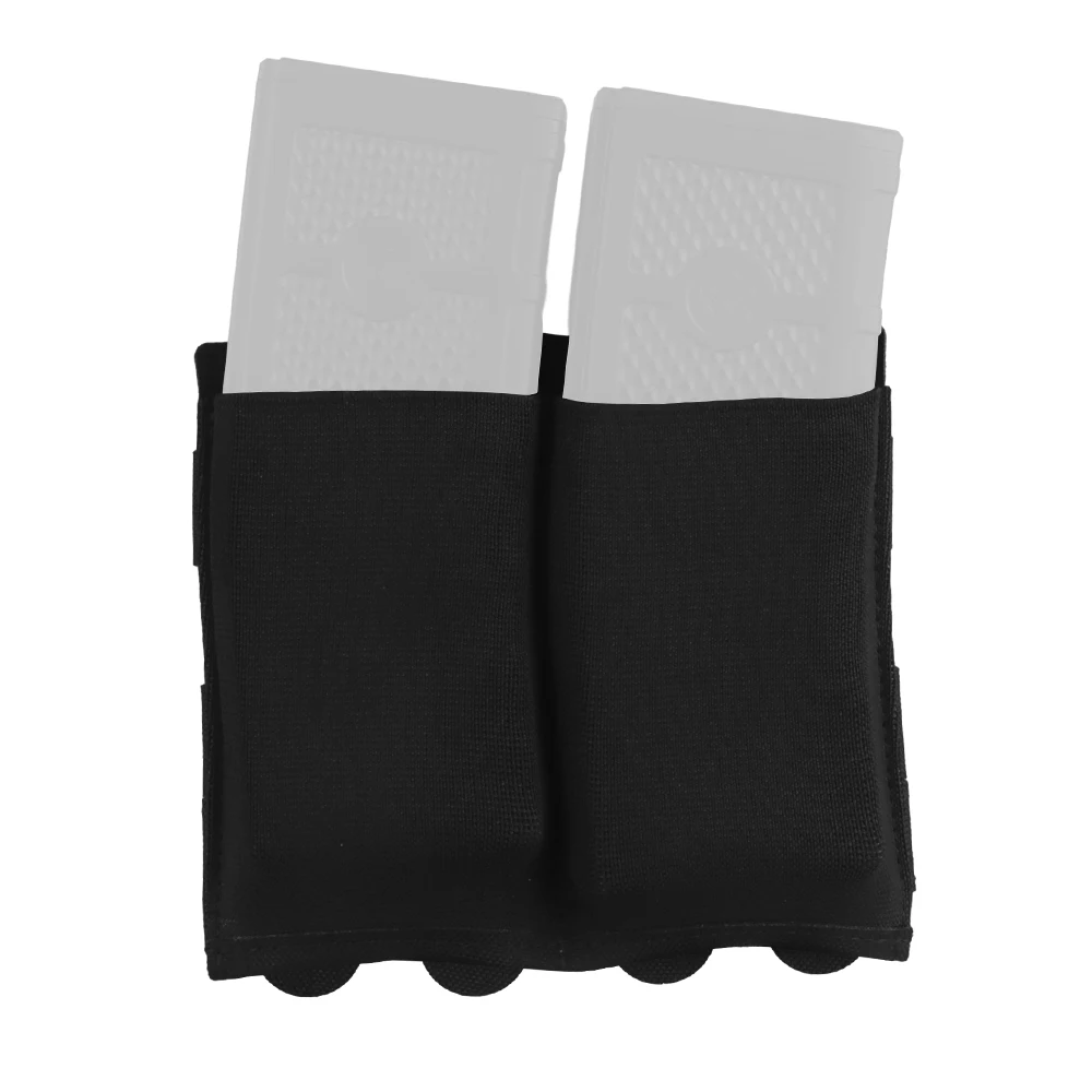 NONE 5,56/7,62 Magazintasche Taktische Molle Mag Pouch Einzel Doppel Triple Magazin Aufbewahrungstasche Jagd Elastische Box für Airsoft Weste 8