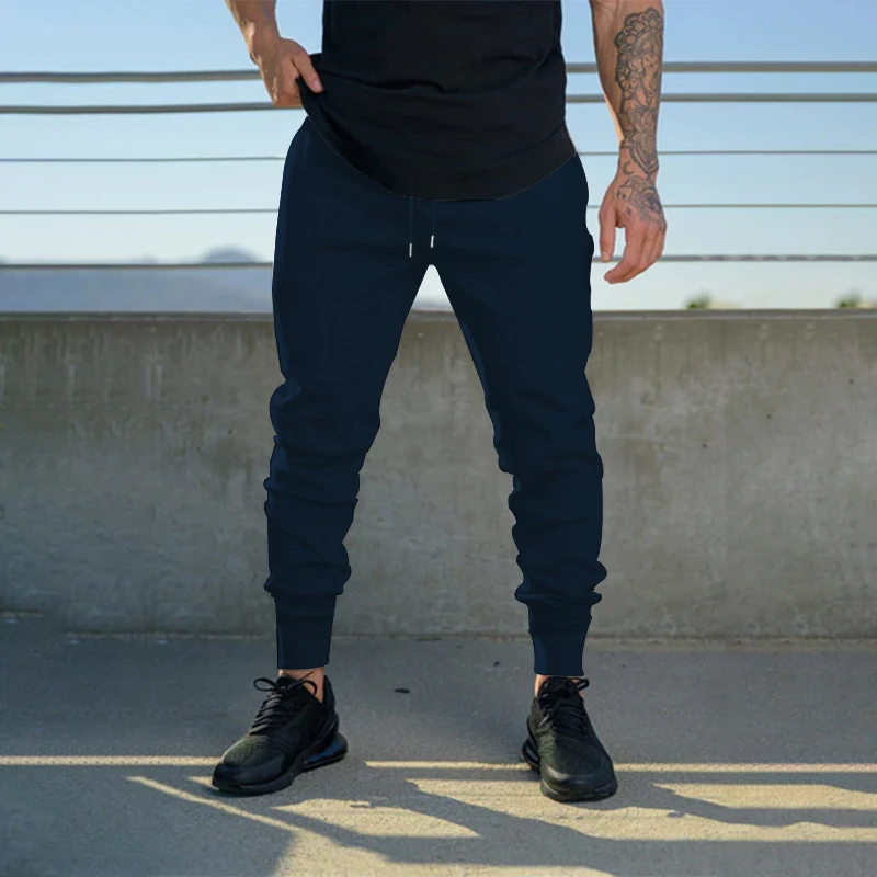 

Мужские спортивные джоггеры ComfortMax с завязкой на талии, супер-Непринужденные спортивные брюки для повседневного ношения, для зимы и осени, идеальные штаны для бега