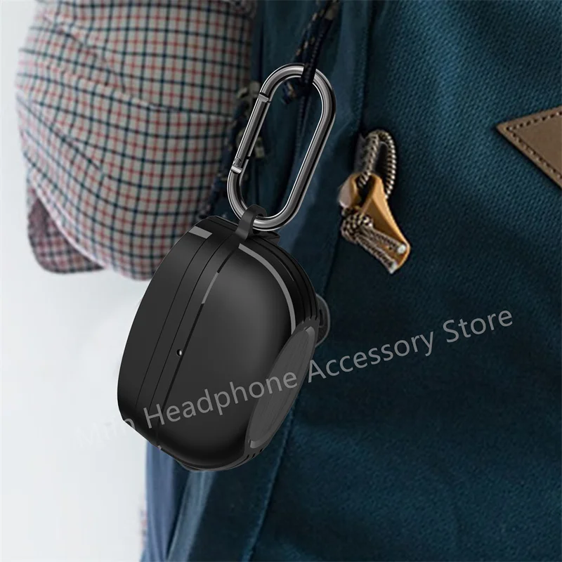 غطاء متين واقي كامل الجسم للرجال ، حافظة من ألياف الكربون مع خطاف ، سوني WF-1000XM5 ، WF-1000XM5 ، جديد ، 2023