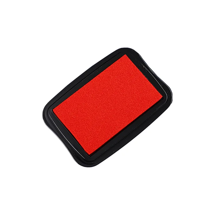 1 pc Retro Water-based Printing Table Concave Waist Color Diy Children\'s Finger Painting Seal Companion Student Diary Inkpad