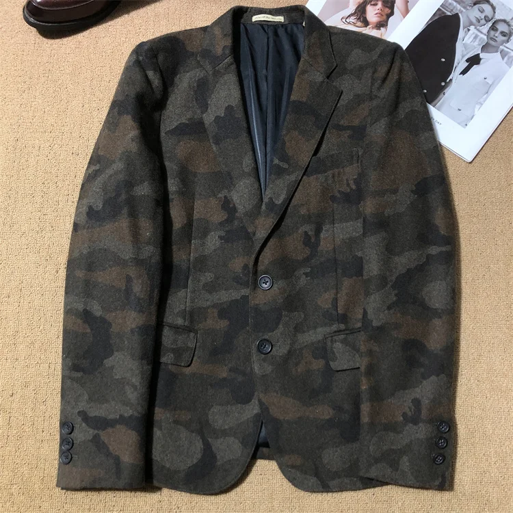 Vintage Faion Gentleman's Suit Vintage Matrix Stand Fit Faion Urban Adult Casual Double Slit Autumn Long Sve Busine...