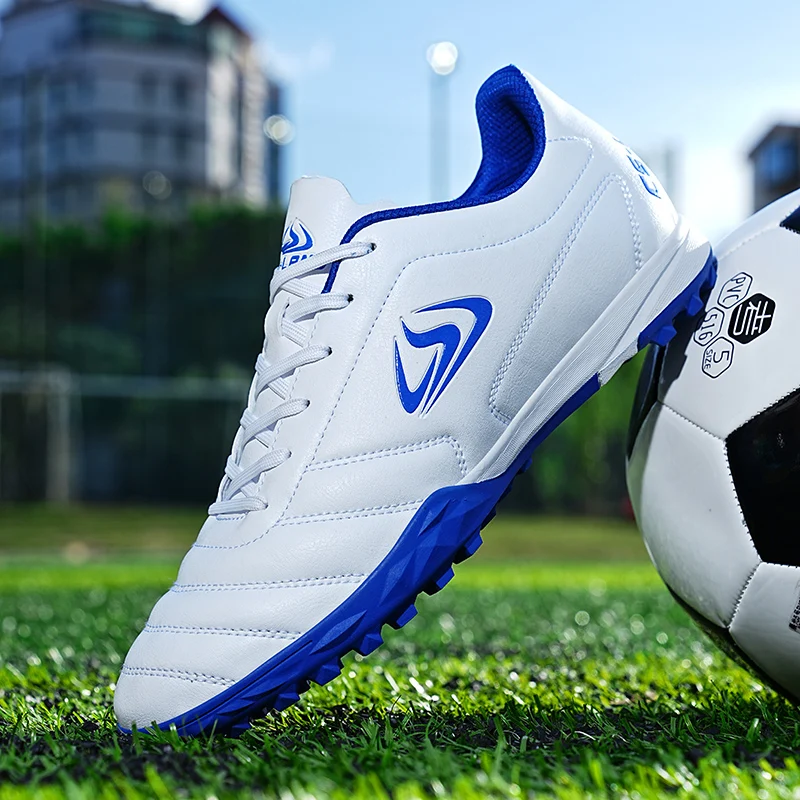 

Профессиональные мужские футбольные бутсы, противоскользящие уличные удобные спортивные туфли, мужские дышащие тренировочные футбольные бутсы на шнуровке, мужские