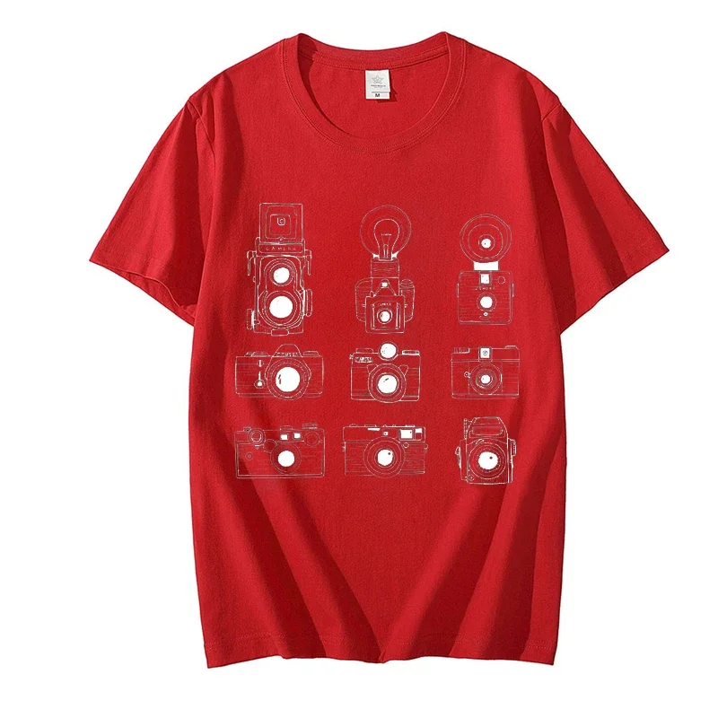 Camera Lover Shirt for Men Photography Print T-shirt Women Men Tshirt Photography Lover Shirt Funny Camera T Shirt Men Clothing