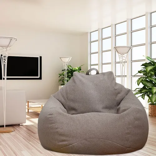 Imagen 2 del producto Funda para sofás perezosos, sillas sin relleno, cómoda bolsa de frijol para adultos, silla, sofá, sala de estar, dormitorio, hogar, Tatami, tumbona