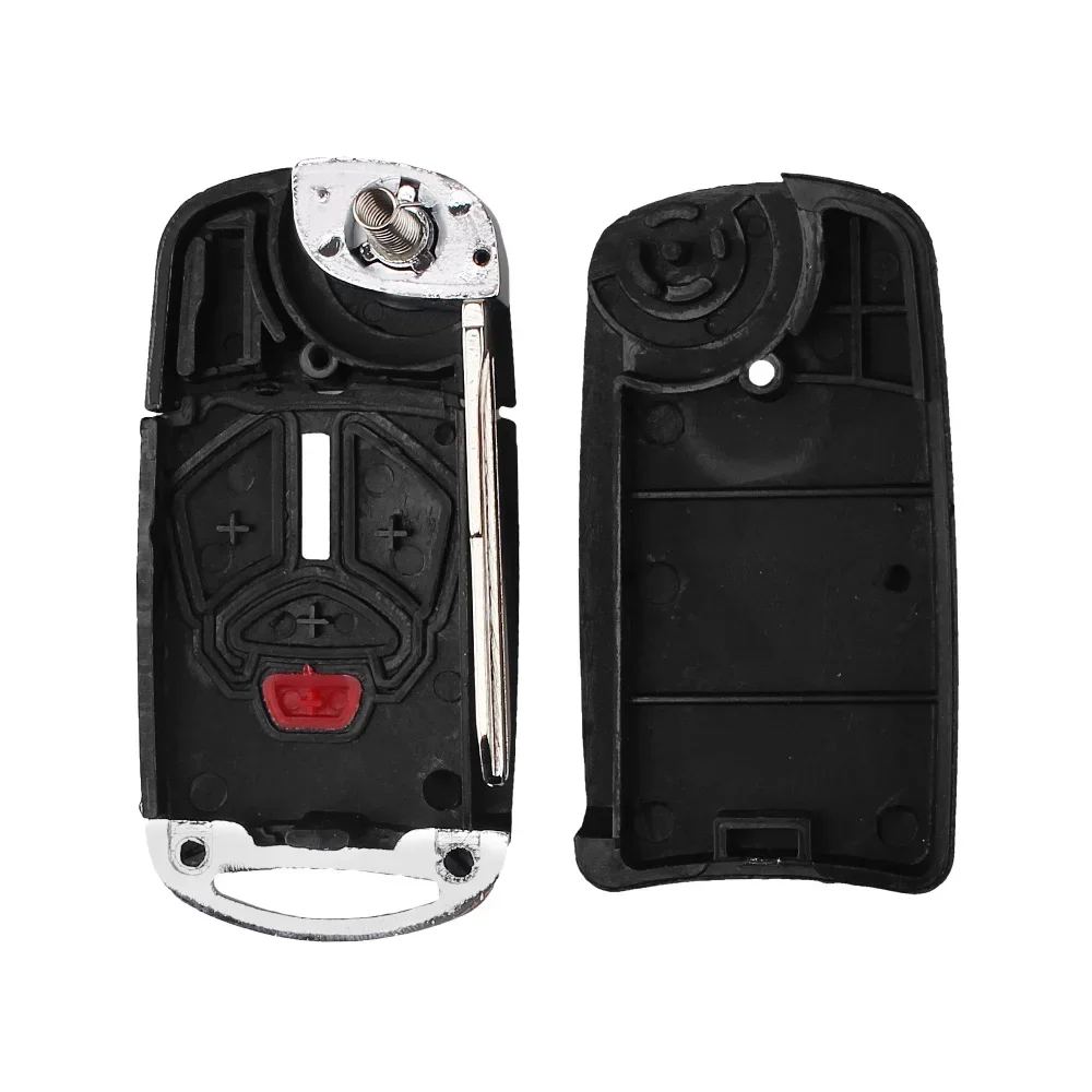 KEYYOU zmodyfikowany kluczyk-pilot składany do samochodu Case Keyless Fob do Mitsubishi Galant Outlander Eclipse Lancer 3 4 przyciski