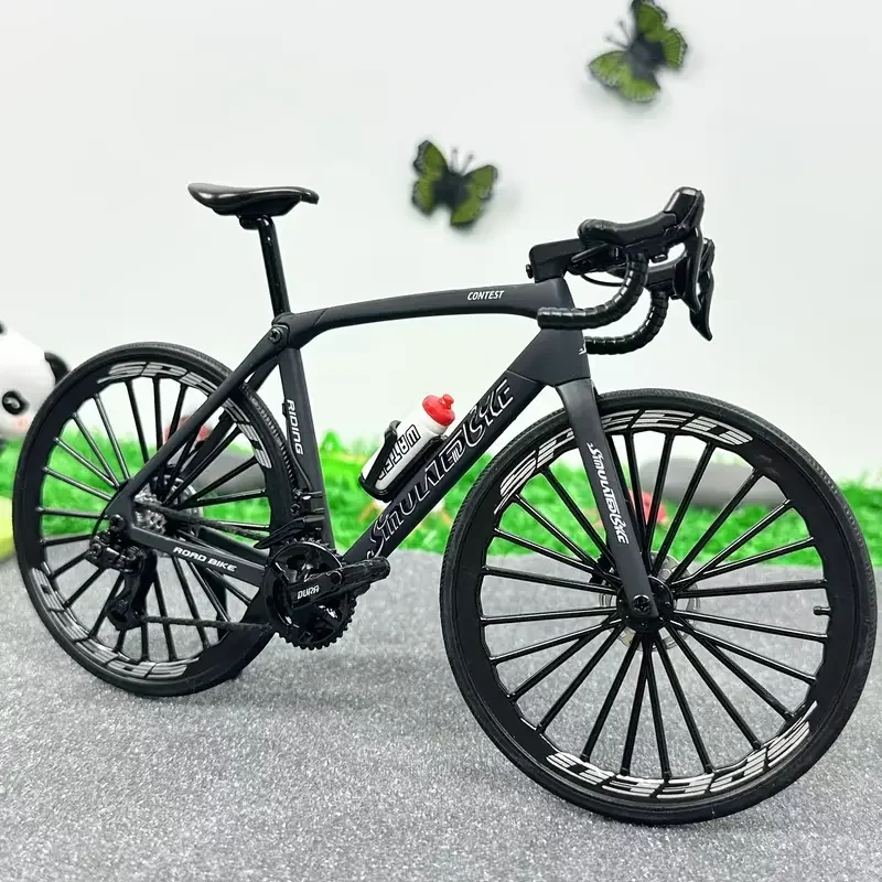 Nowy 1:8 Mini aluminiowy model roweru Diecast wielokolorowy górski palec metalowe rowery odlewania ciśnieniowe kolekcja symulacyjna prezenty zabawki