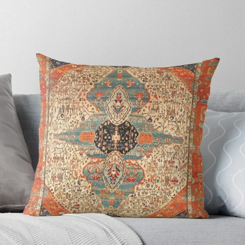 

Mohtashan Kashan Persian Rug Print Throw Pillow Decorative Cushions Couch Pillows autumn pillowcase pillow