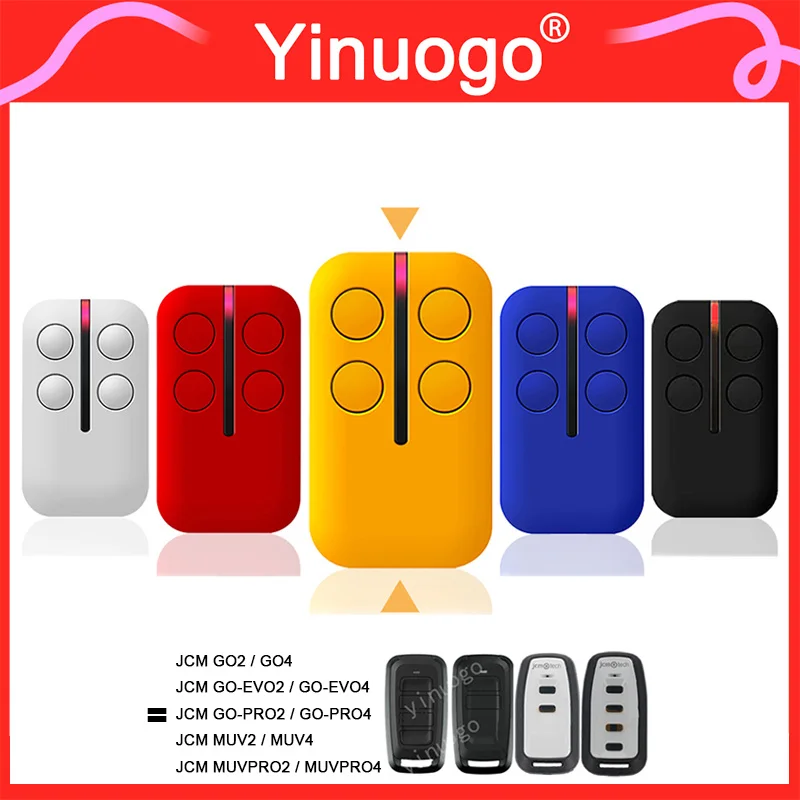 

For JCM MUV2 MUV4 MUVPRO2 MUVPRO4 Garage Remote Control 868MHz Rolling Code JCM GO2 GO4 GO-EVO2 GO-EVO4 GO-PRO2 GO-PRO4