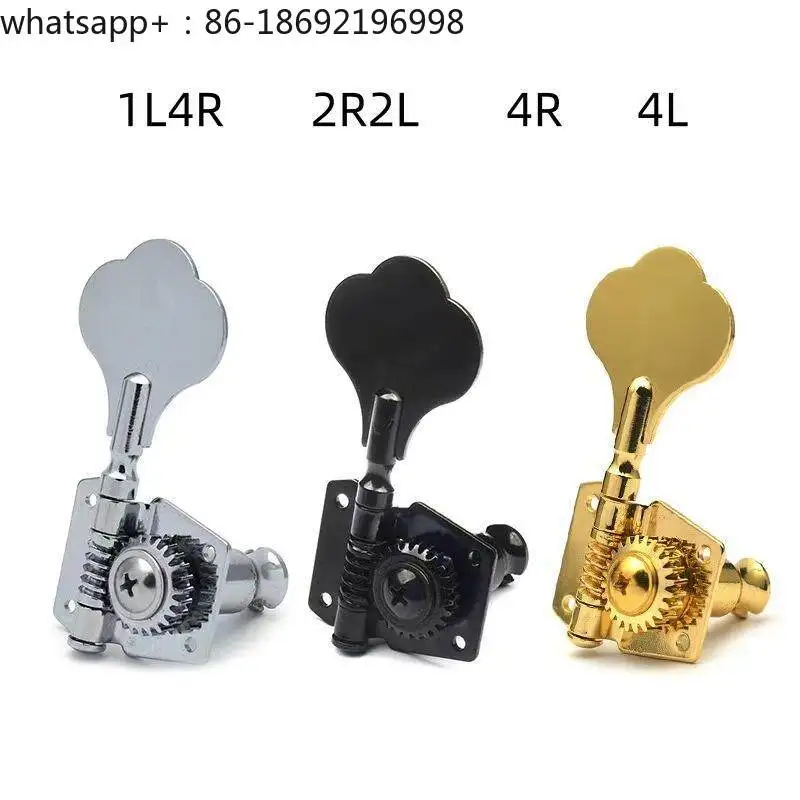 Botón de cuerda abierto para guitarra de 4/5 cuerdas, botón grande para bajo eléctrico, botón de cuerda para bajo de jazz con cabezal abierto tipo ciruela