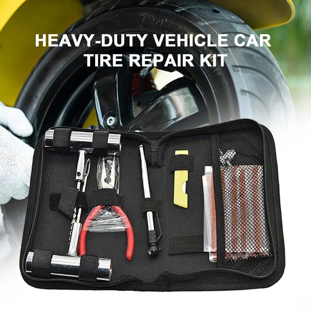 

3 Styles Flat Tire Repair Kit Reusable Multipurpose Useful Motorcycle Truck Tire Puncture Repair Tool Set