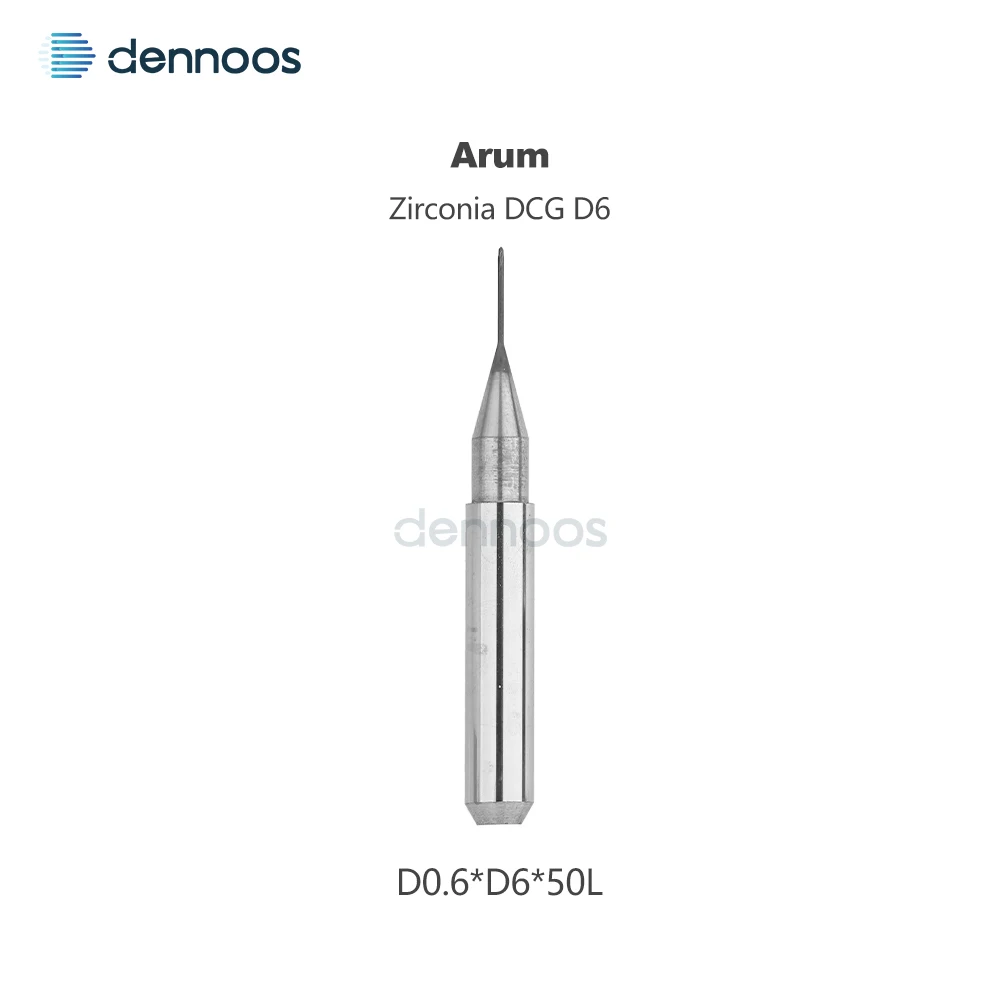 ARUM Zirkonoxid-Fräser D6 Schaft DCG/DC/DLC Beschichtung Schleiffräser 55,5 mm Länge 2,0/1,0/0,6 mm Durchmesser Arum Fresa Werkzeuge – Detail 3