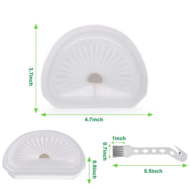 4 عبوات من فلتر Hepa Post للاستبدال في جهاز بلاك ديكر مكنسة كهربائية يدوية VLPF10 HLVA320J00 مرشحات