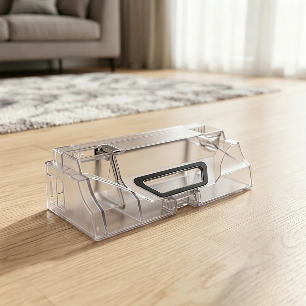 For Automated Vacuuming Z10Pro Robot Vacuum Bin Replacement Dust Cup Transparent Dirt Storage Extended Inlet Design