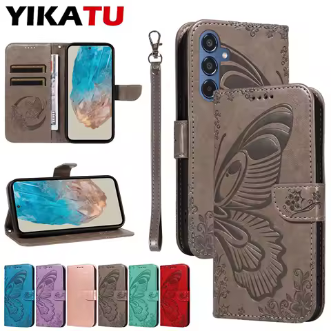 Skin Friendly Magnetic Cover Wallet Leather Phone Case For Samsung Galaxy M80S M60S M32 M23 5G M22 M10S F23 F22 A03 A02S A6 Plus