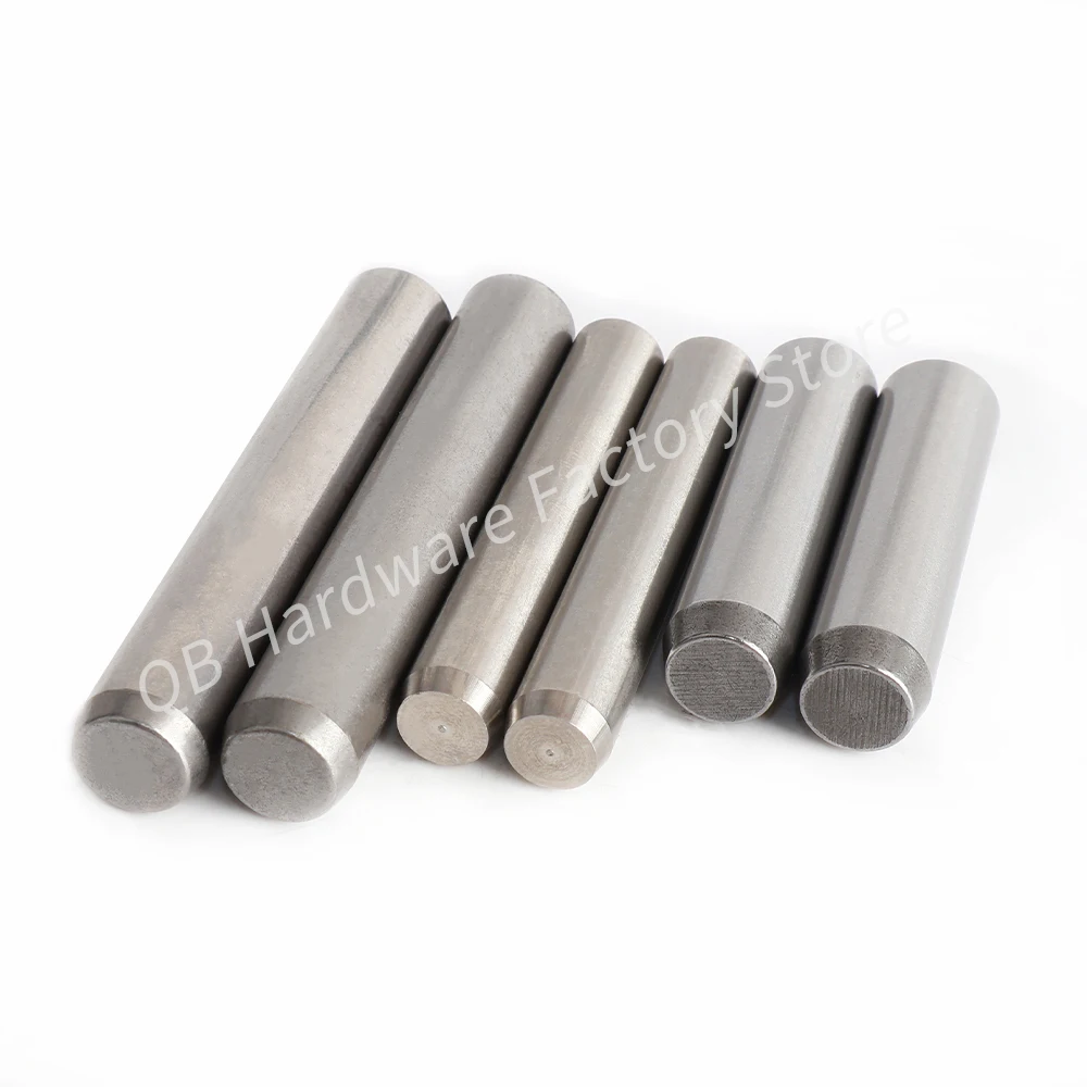 M1.5 M2 M3 M3.5 M4M5 M6 to M12 QB612 304 Stainless Steel Solid Rod Bearing Parallel Cylindrical Positioning Roll Dowel Pin