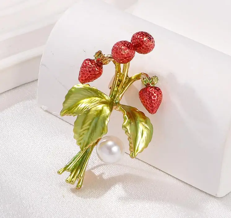 بروش لؤلؤ نبات المينا الرجعية للممثلة، جودة أنيقة، زخرفة جرس الأوركيد، إكسسوارات مشبك زهرة الصدر