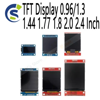 TFT Ekran 0.96 / 1.3 1.44 1.77 1.8 2.0 2.4 Inç IPS 7 P SPI HD 65 K Tam Renkli LCD Modül ST7735 Sürücü IC Arduino Için