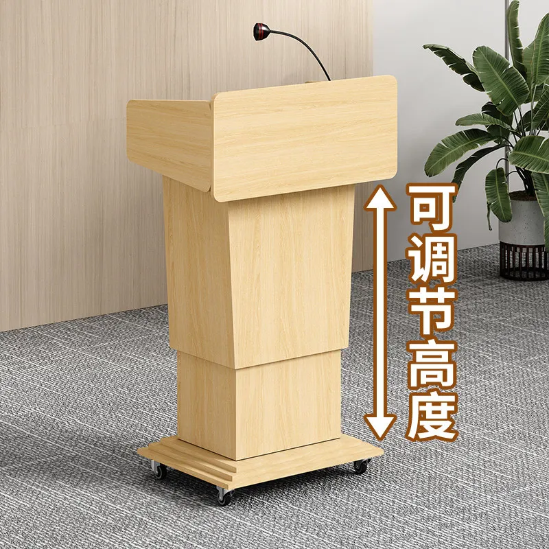 Liftable Multi-functional Reception Desks Conference Room Reception Desks Studio Speeches Office Furniture Военное ДелоZY40JDT