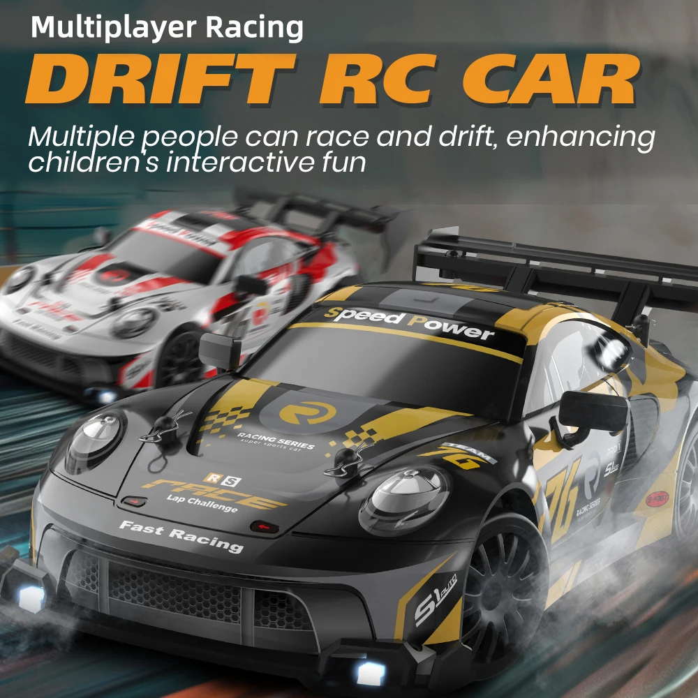 

9IMOD RC Car 1/24 Drift Car 2,4 ГГц 30 км/ч двойные шины заменяют полноприводный радиоуправляемый гоночный автомобиль