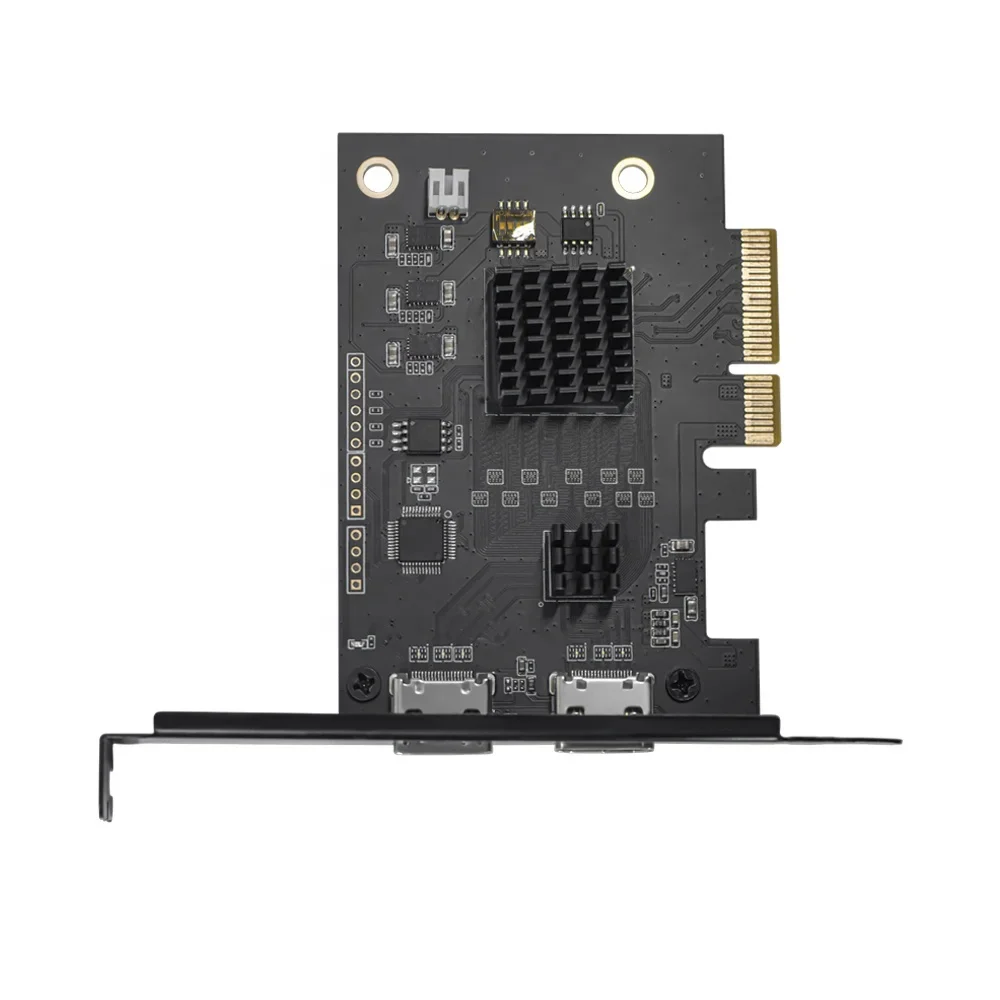 Best Seller UNISHEEN UC4K60 Game 2160p60 Vmix OBS Streaming Win10 Linux 1 Channel HDMI Video Capture Card Box PCIe