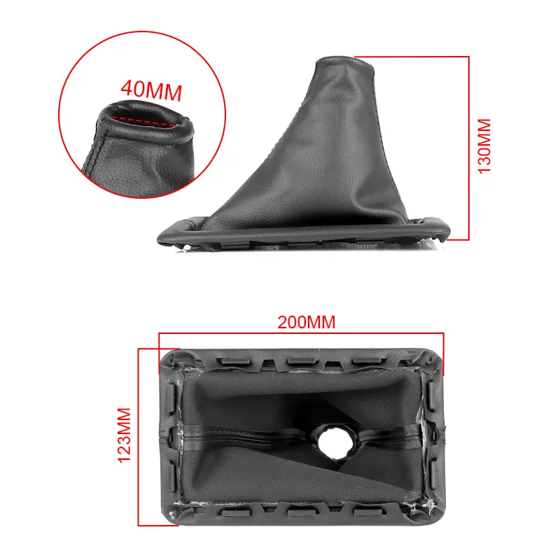 Manual Transmission Shifter Boot Cover For Ford Mustang 2005 2006 2007 2008 2009 5 Speed Manual Transmissions 8R3Z-7277-AA