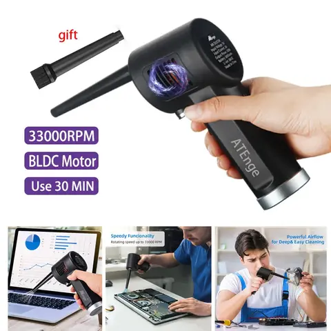 Wireless Computer Air Duster Rechargeable ATENGE