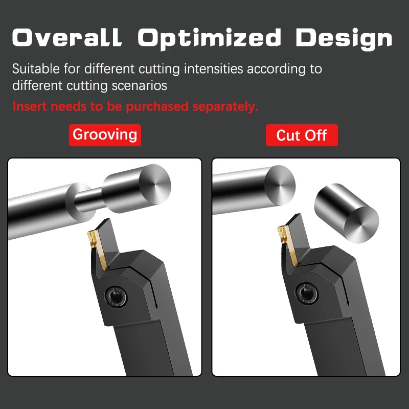 Full Series Grooving Tool Holder MGEHR1212 MGEHR1616 MGEHR2020 MGEHR2525 Slotting Turning Tool for Carbide Grooving Insert MGMN