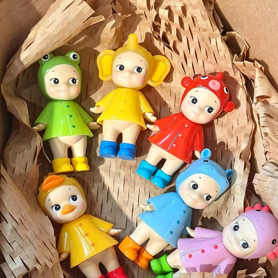 Mini Figure I Love Rainy Days Series Stylish Figure Desktop Ornament Creative Gift Collectible Toy