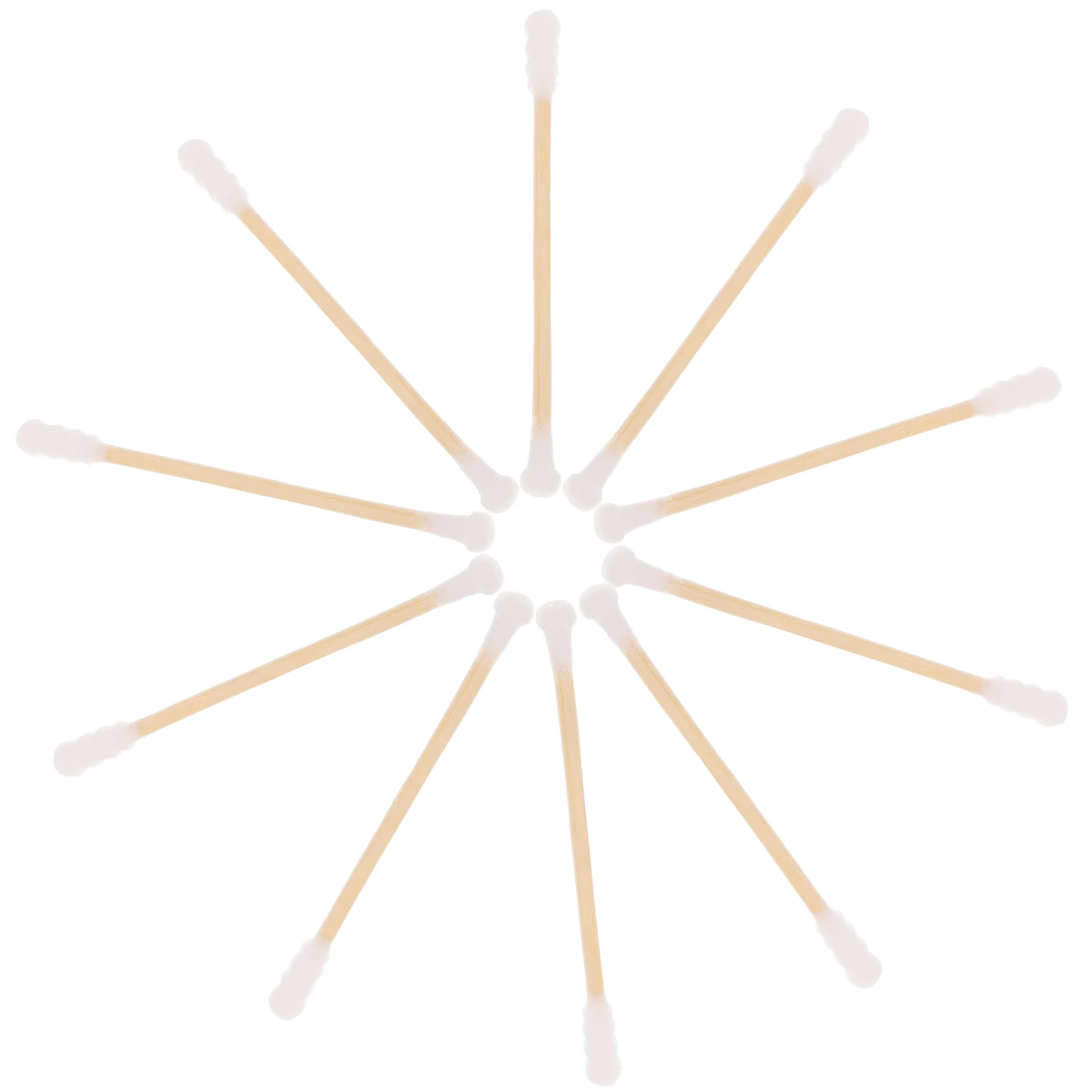 100 Pcs Panty Liners Cotton Balls Double Ended Swabs Bamboo Stick Toddler Baby Newborn