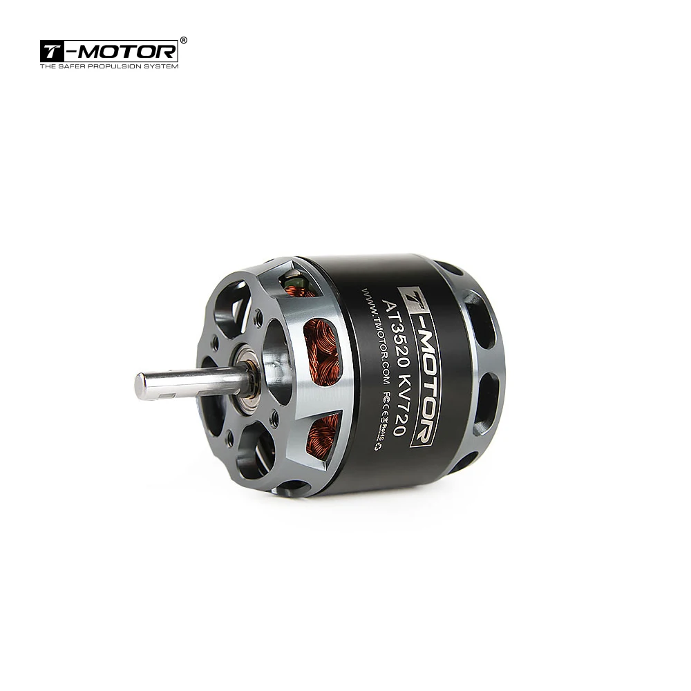 Длинный вал T-MOTOR AT3520, мощный серводвигатель с крутящим моментом, мотор для дрона с полезной нагрузкой, бесщеточный карданный двигатель для аэрофотосъемки Gopro